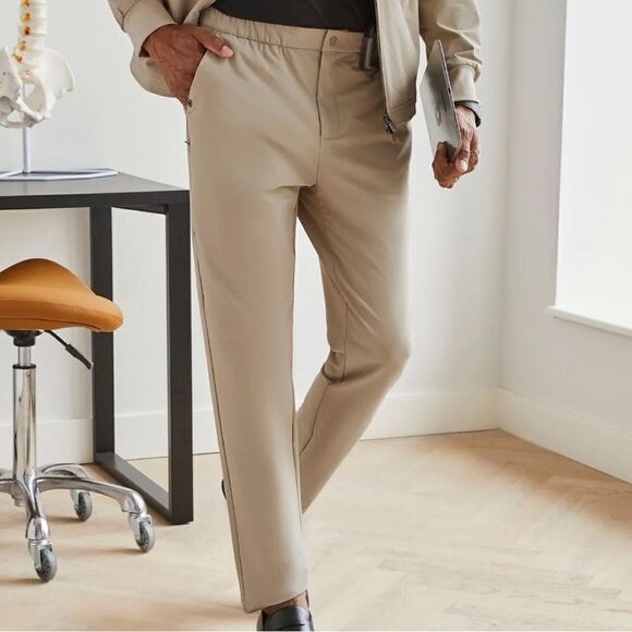 New Figs Figspro Mens Tailored Trouser Twill Color Sz M Tall - Picture 1 of 10